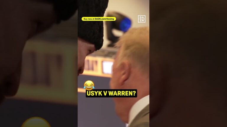 Oleksandr Usyk and Frank Warren SEPARATED? 👀 #shorts