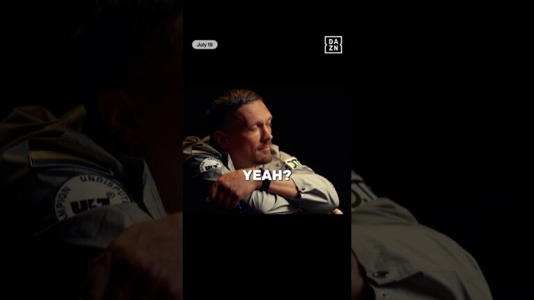 Usyk reflects on the  that stuck with him from the first fight 👀 #shorts