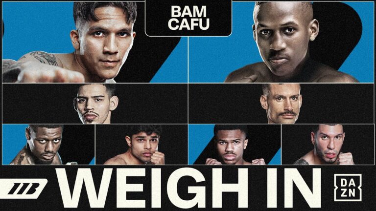 Jesse 'Bam' Rodriguez v Cafu | Pacheco v McCumby | *Live* Weigh In