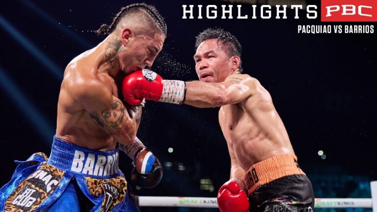 Pacquiao vs Barrios HIGHLIGHTS: July 19, 2025 | PBC on Prime Video PPV