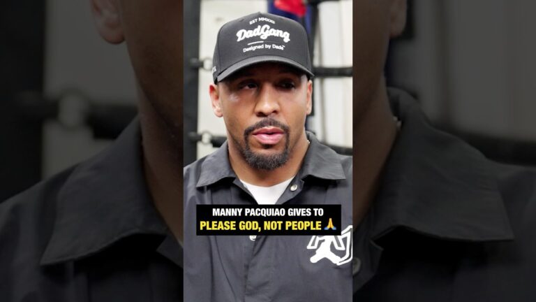 Manny Pacquiao's generosity is unmatched 🙌