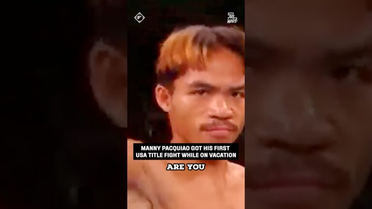 Right place, right time. 🎯🥊 #boxing #mannypacquiao