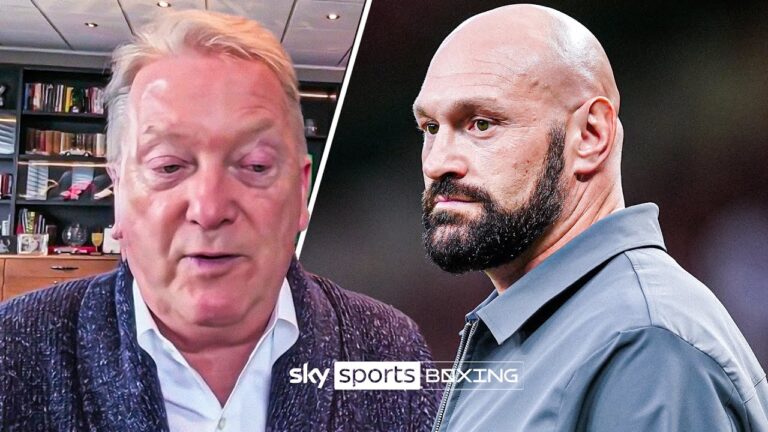 Frank Warren gives Tyson Fury UPDATE after Oleksandr Usyk beats Daniel Dubois 👀