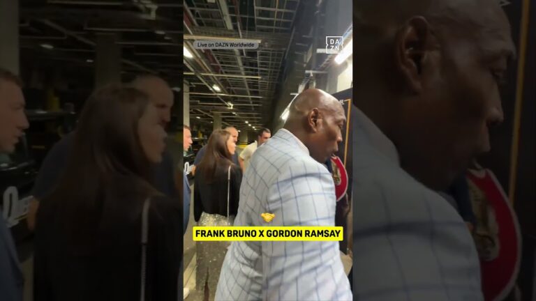 Gordon Ramsay and Frank Bruno in the house 🙌 #shorts