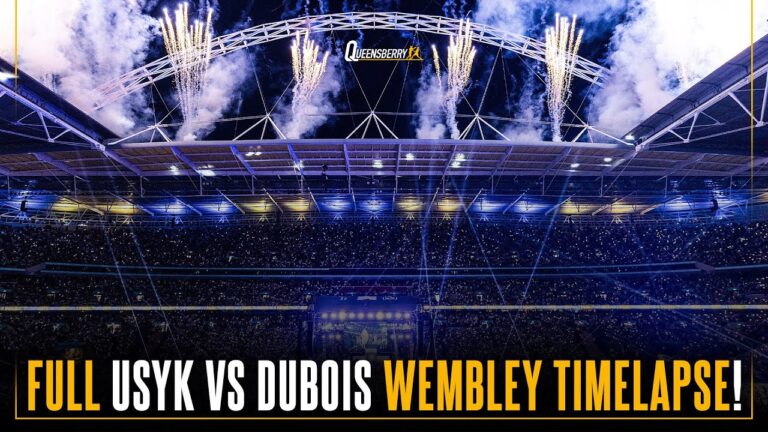 How Wembley Was Built For UKâ€™s First Ever Heavyweight Undisputed Fight 🏟️