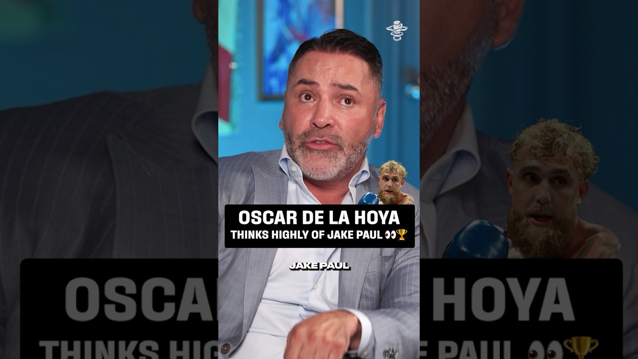 World champion Jake Paul? Oscar De La Hoya sees it happening soon 🔮🏆