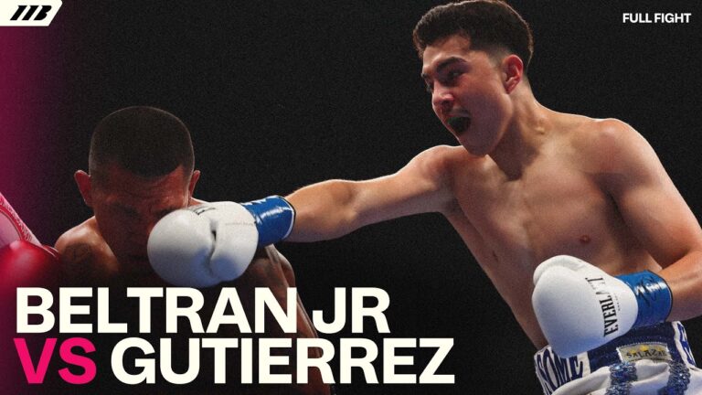 Hector Beltran Jr vs Edgar Gutierrez | Full Fight | Matchroom Boxing