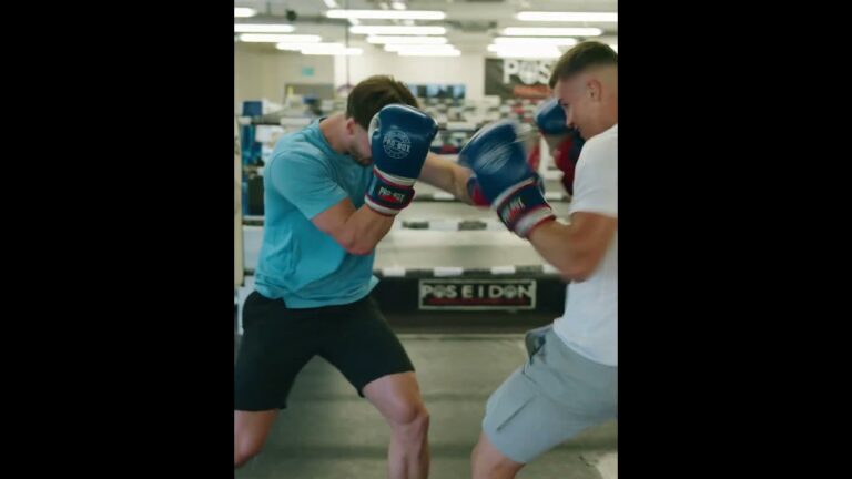 Boxer vs football player, brother vs brother | Matchroom Boxing