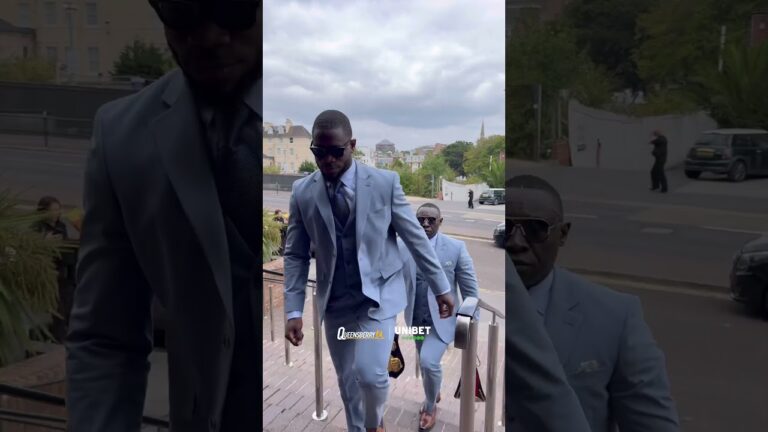 Aloys Jr enters fight week in style 🥶