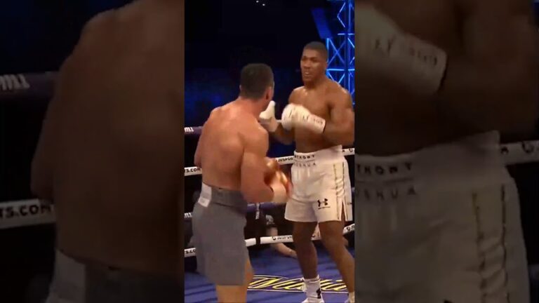 “He's in danger of falling apart!” | AJ decks Wladimir | Matchroom Boxing