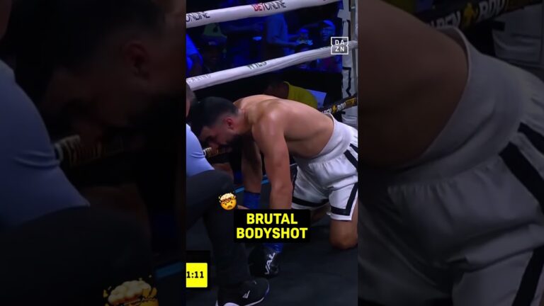 CAYDEN GRIFFITHS WITH A BRUTAL BODY SHOT TO END THE FIGHT 😱 #shorts