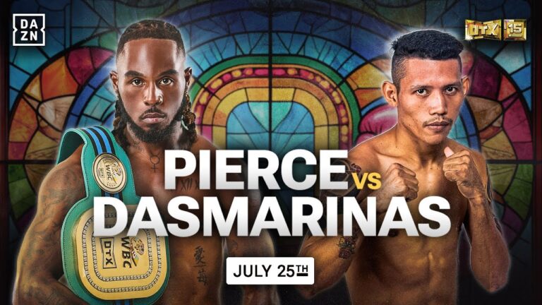 ELIJAH PIERCE VS. MICHAEL DASMARINAS | OVERTIME BOXING FIGHT NIGHT LIVESTREAM