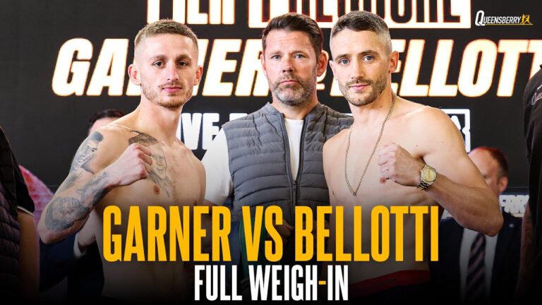 FULL Weigh-In! Ryan Garner vs Reece Bellotti – Pier Pressure 🏖️