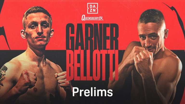 RYAN GARNER VS. REECE BELLOTTI PRELIMS LIVESTREAM