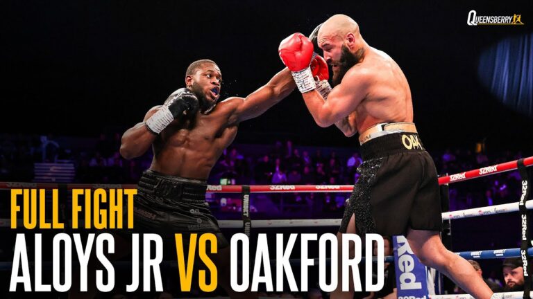 Aloys Junior vs Lewis Oakford | Aloys ends BRUTAL showing with DESTRUCTIVE KNOCKOUT 💥 | FULL FIGHT