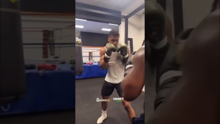 Anthony Joshua & Aloys Jrâ€™s sessions in the gym would be insane 😅