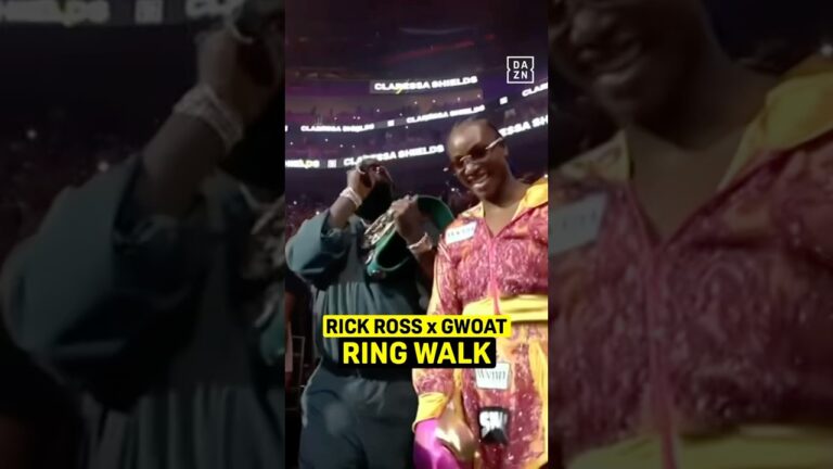 Rick Ross walks out Claressa Shields 🔥 #shorts
