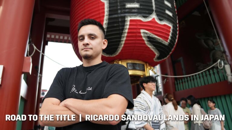 ROAD TO THE TITLE | Ricardo Sandoval landed in Japan #dayone