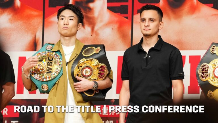 ROAD TO THE TITLE |  Kenshiro Teraji vs. Ricardo Sandoval | Final Press Conference