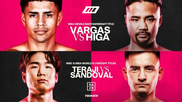 THREE *live* world title fights | Vargas vs Higa | Teraji vs Sandoval | Rosa vs Takami