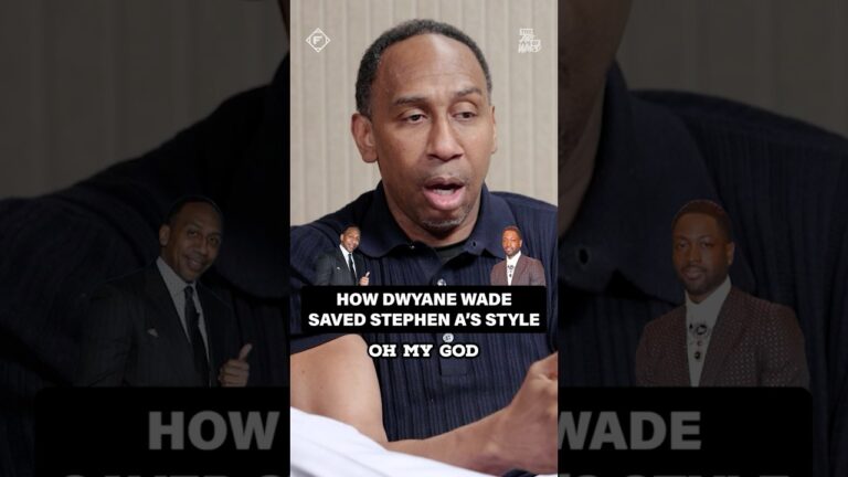 Stephen A. credits Dwyane Wade with pushing him to level up his fashion game
