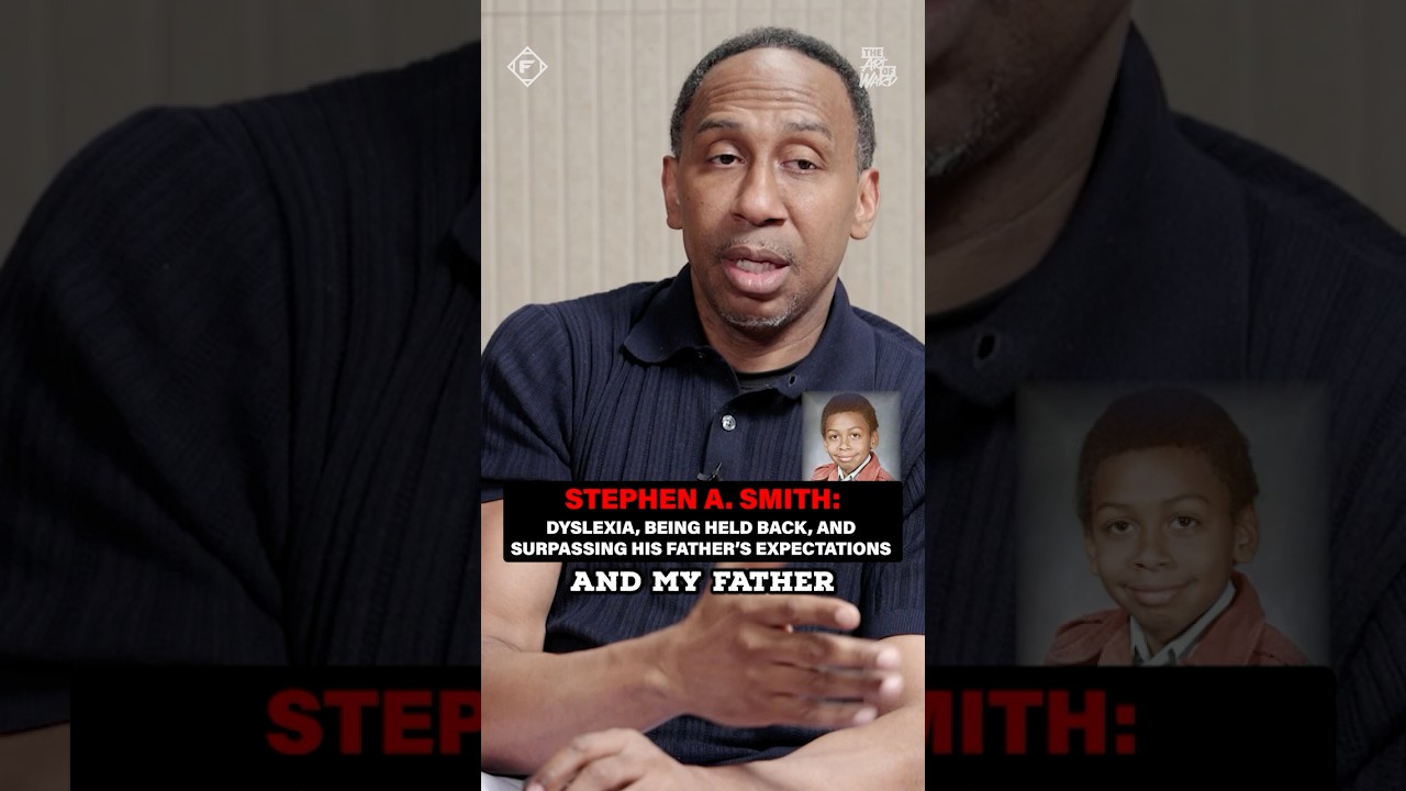 Held back in 3rd grade. Now? One of the most iconic faces in sports media. #StephenASmith