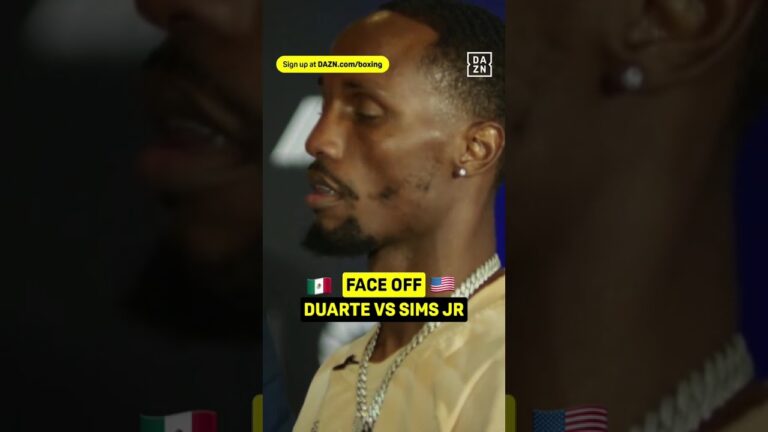 FACE OFF: Oscar Duarte vs Kenneth Sims Jr 🔥 #shorts