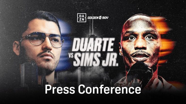 OSCAR DUARTE VS. KENNETH SIMS JR PRESS CONFERENCE LIVESTREAM