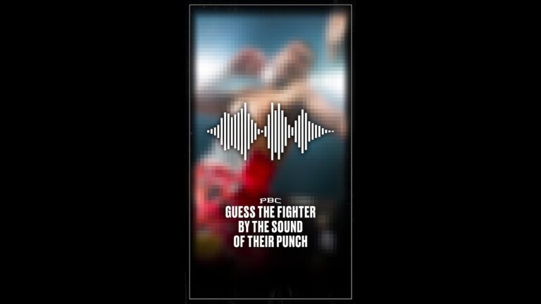 Guess the Boxer by the Sound of Their Punch 🔊