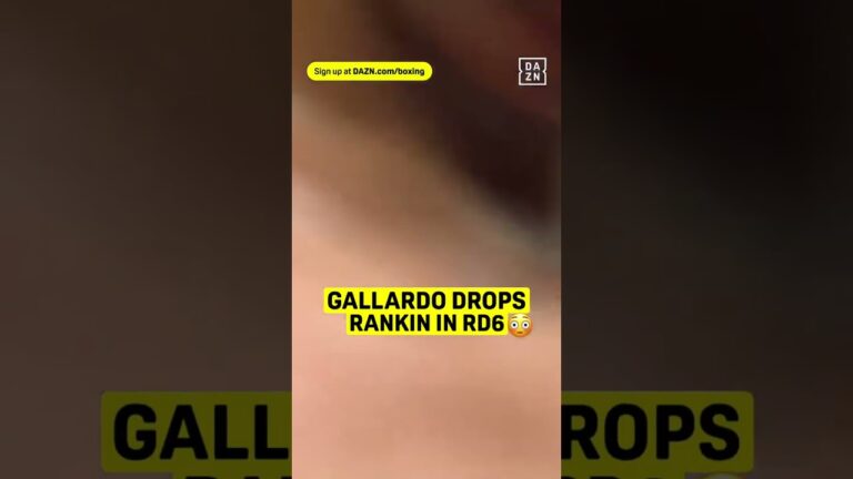 Gallardo Drops Rankin #shorts