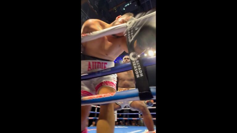 This angle of Joshua Edwardâ€™s 1st round KO!! 🤯