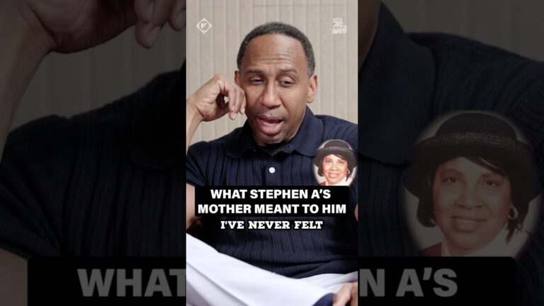Stephen A. Smith's loss of his mother in 2017 nearly broke him 😔💔