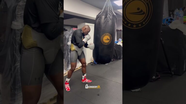 Dillian Whyte looks in serious shape as he finishes his camp 😳🔥