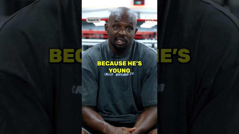 Who has the biggest risk? Dillian Whyte shares his thoughts 🤔#shorts