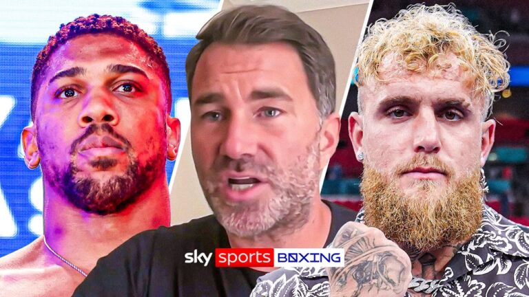 Eddie Hearn's WARNING to Jake Paul ahead of potential Anthony Joshua fight 👀