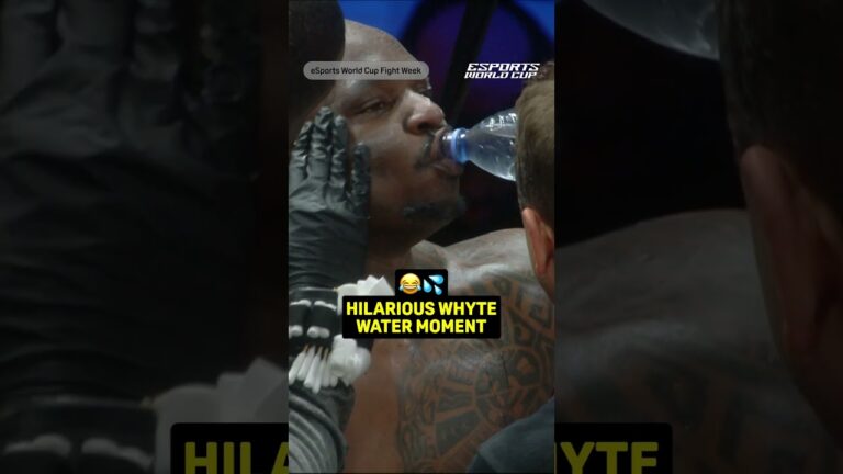 Dillian Whyte vs. Water 😂