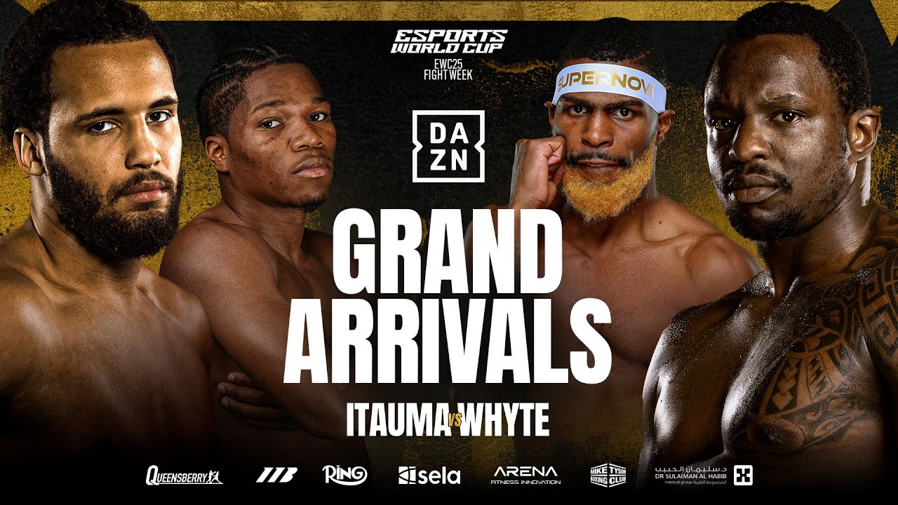 Moses Itauma v Dillian Whyte & Ray Ford v Abraham Nova | Grand Arrivals | Matchroom Boxing