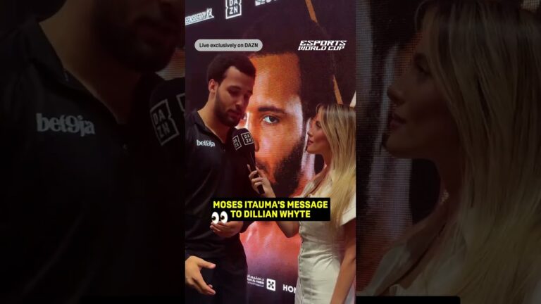 Moses Itauma has a message for Dillian Whyte 👀