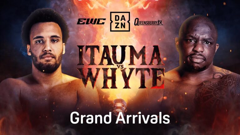 MOSES ITAUMA VS. DILLIAN WHYTE GRAND ARRIVALS LIVESTREAM | ESPORTS WORLD CUP FIGHT WEEK