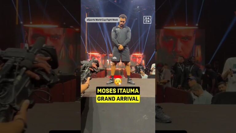 MOSES ITAUMA. GRAND ARRIVALS. LETS GO 🔥 #shorts