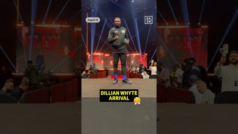 Dillian Whyte looking to make a statment on August 16th! 😤 #shorts