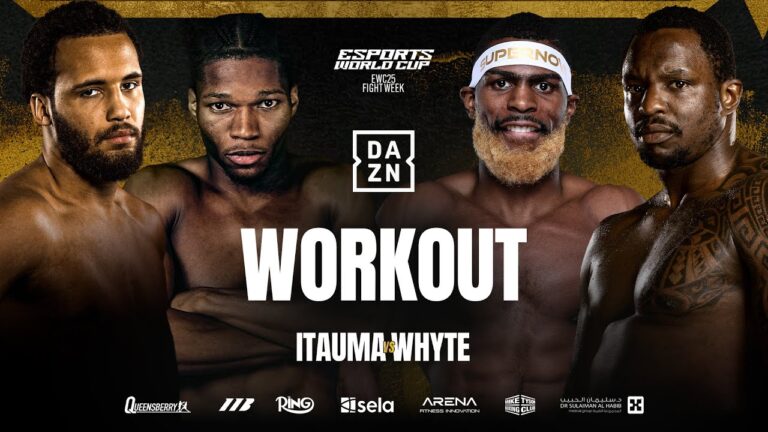 Moses Itauma Vs Dillian Whyte & Ray Ford Vs Abraham Nova | Workout