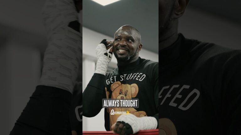 Sensing a hint of sarcasm from Dillian Whyte 🤔