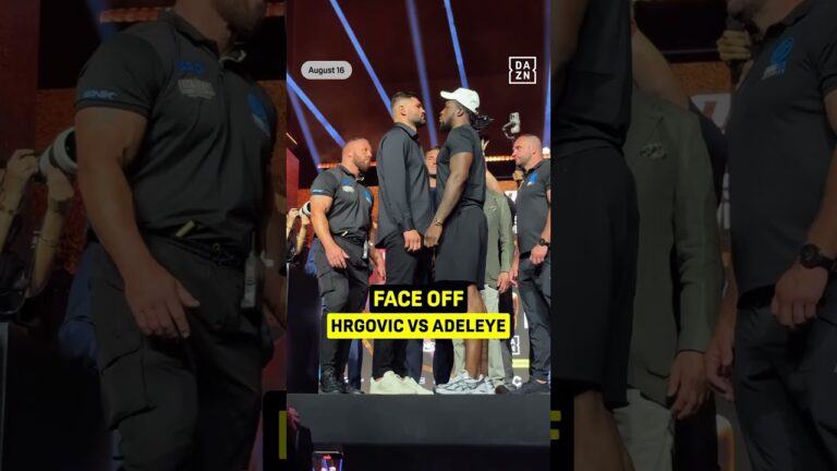 Face Off:  Filip Hrgovic vs David Adeleye 💪