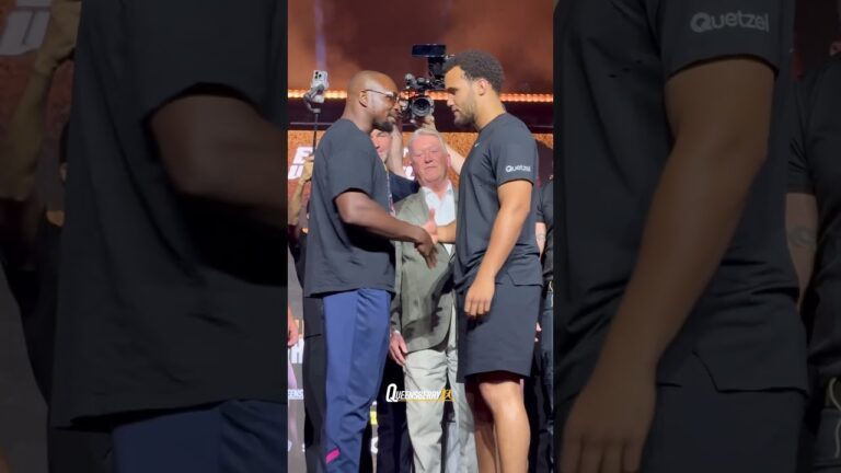 INTENSE between Moses Itauma & Dillian Whyte 😳