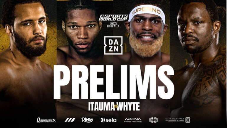 LIVE PRELIMS: Moses Itauma vs Dillian Whyte Undercard | Ray Ford Vs Abraham Nova & Mohammed Alakel