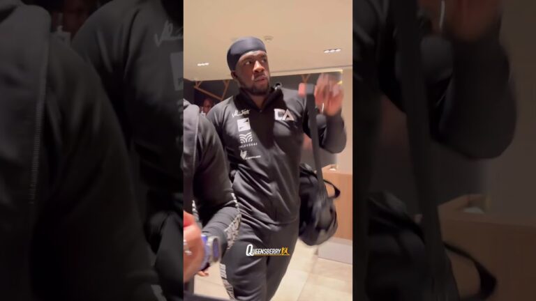 David Adeleye pulls up to the biggest night of his career so far 🔥