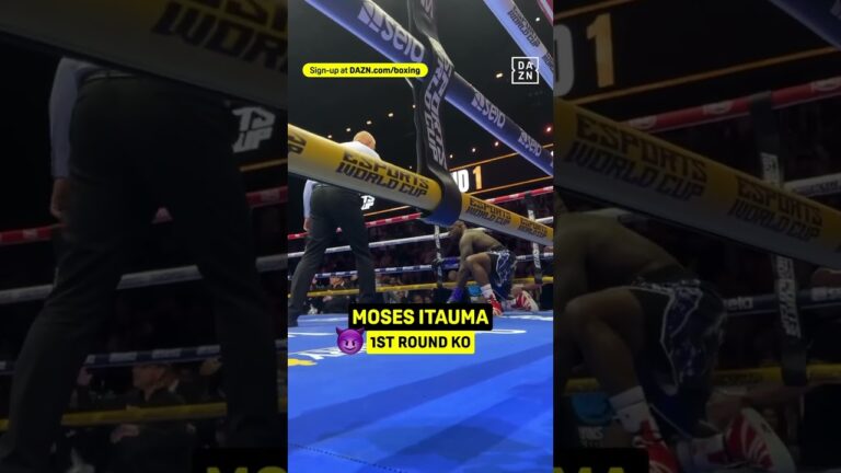 ANOTHER VIEW OF THE KO FROM MOSES ITAUMA 😈 #shorts