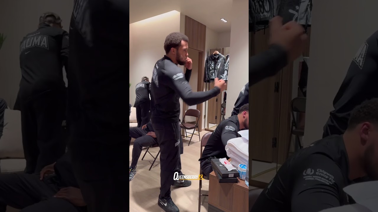 Frank Warren meets Moses Itauma before the big fight 🤝