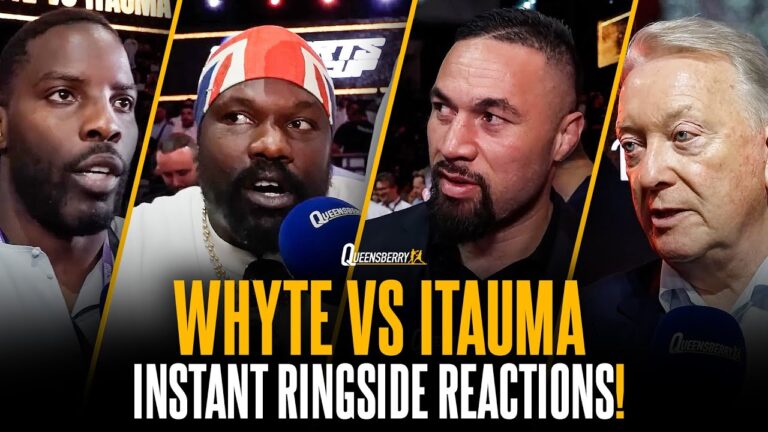 Moses Itauma Knocks Dillian Whyte Out In The First Round | CHISORA, PARKER, OKOLIE REACT